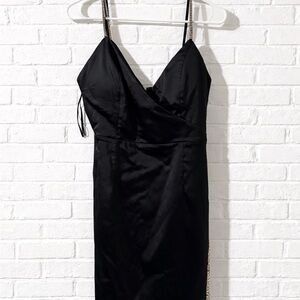 Fashion Nova Black Backless Dress